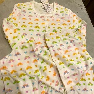 NWT Stoney Clover Lane x Roller Rabbit Cotton Candy Clouds Pajamas